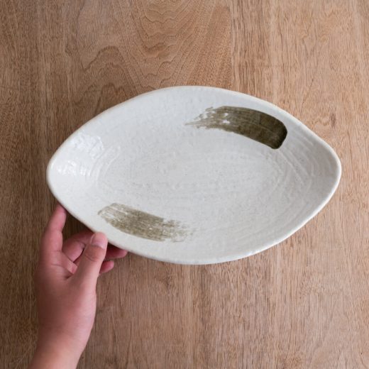 【WEB限定】刷毛目変形盛鉢 -器市-