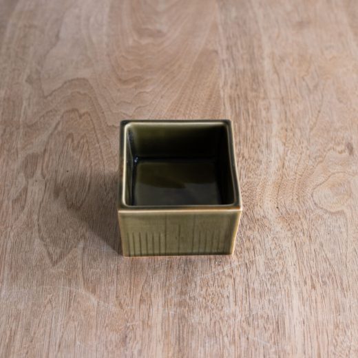 【WEB限定】織部正角切立4寸鉢 -器市-