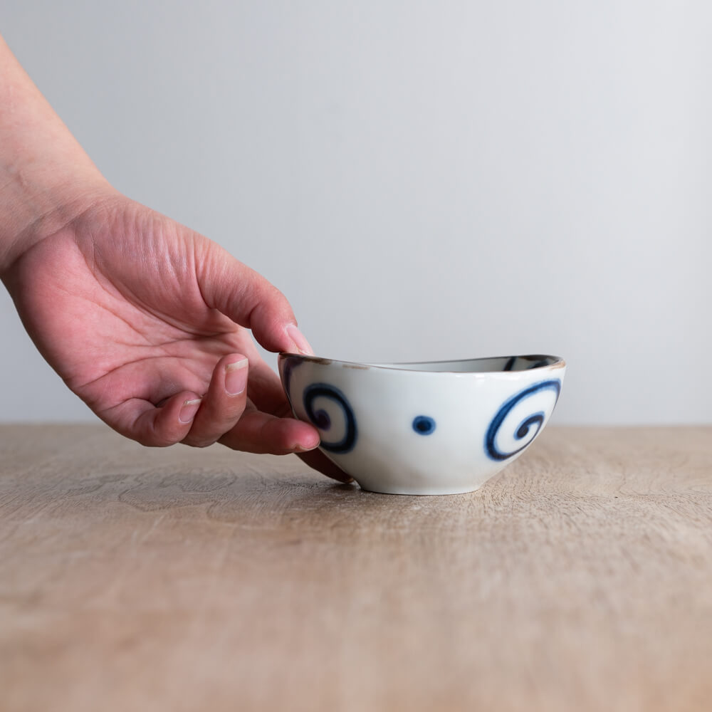 【WEB限定】渦たわみ3.5鉢 -器市-