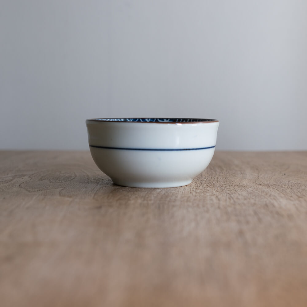 【WEB限定】藍あわせ七宝 深口3.5ボール -器市-