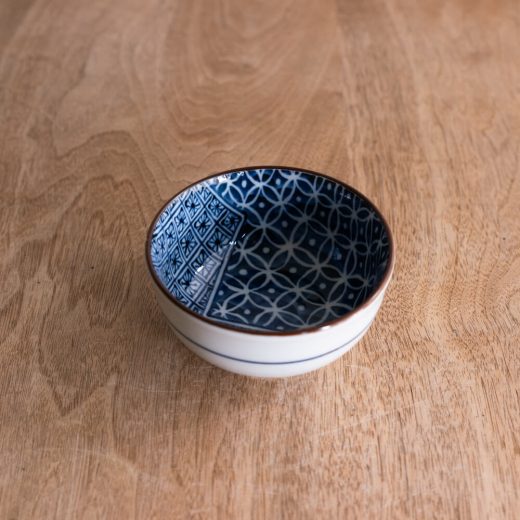 【WEB限定】藍あわせ七宝 深口3.5ボール -器市-