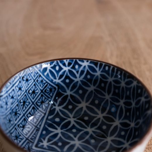 【WEB限定】藍あわせ七宝 深口3.5ボール -器市-