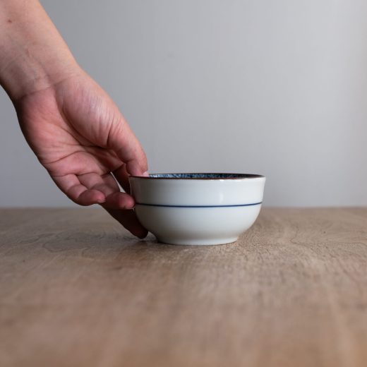 【WEB限定】藍あわせ七宝 深口3.5ボール -器市-