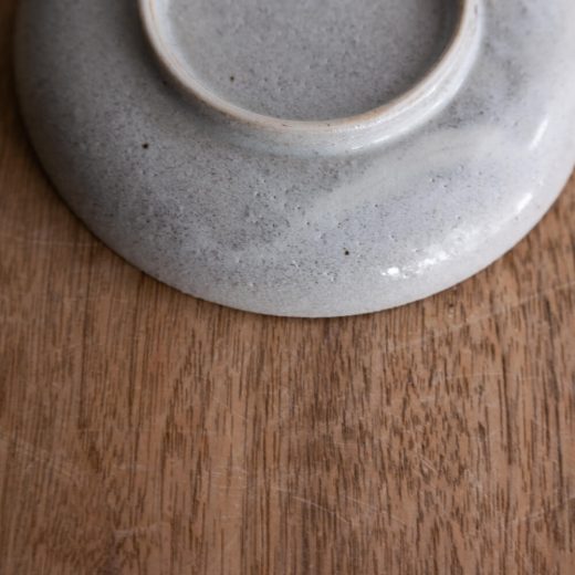 【WEB限定】灰白リムライン丸小皿 -器市-