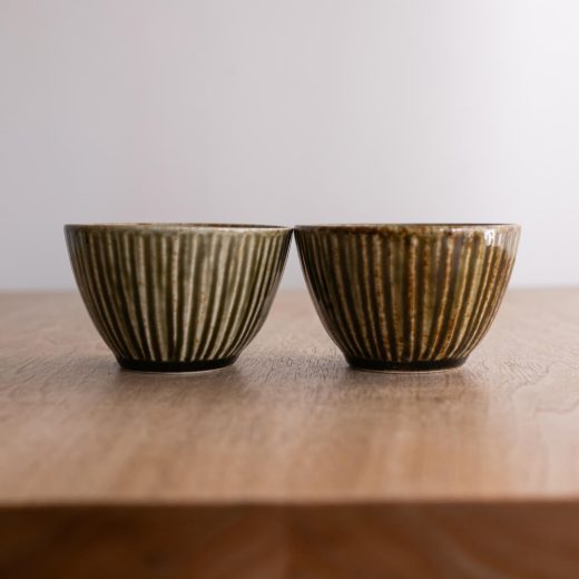 【WEB限定】織部しのぎ小鉢 -器市-