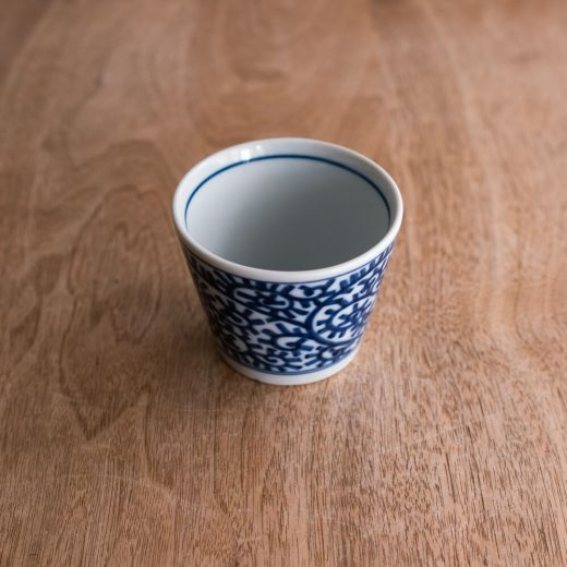 染付ソバ千代久 蛸唐草 -器市-