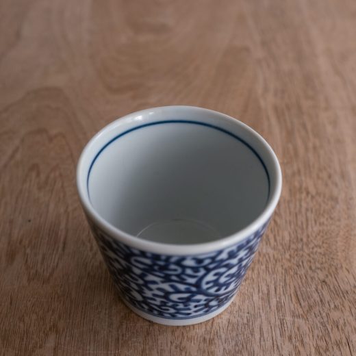 染付ソバ千代久 蛸唐草 -器市-