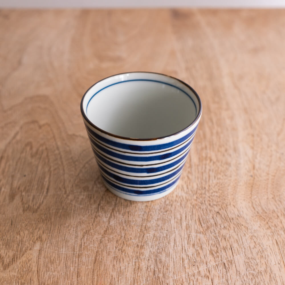 【WEB限定】染付ソバ千代久 ブルーボーダー -器市-