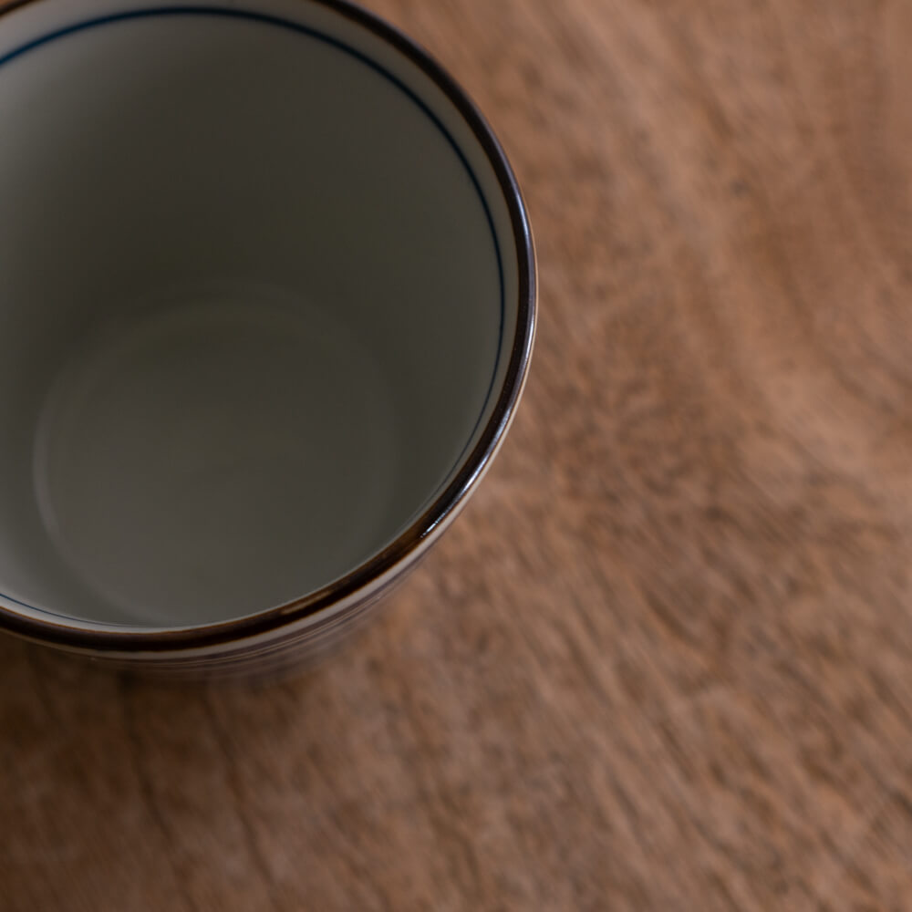 【WEB限定】染付ソバ千代久 ブルーボーダー -器市-