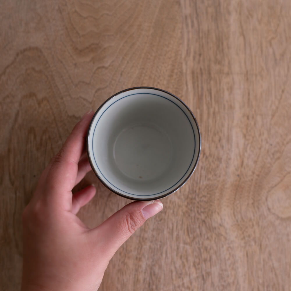 【WEB限定】染付ソバ千代久 ブルーボーダー -器市-