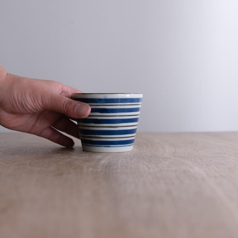 【WEB限定】染付ソバ千代久 ブルーボーダー -器市-