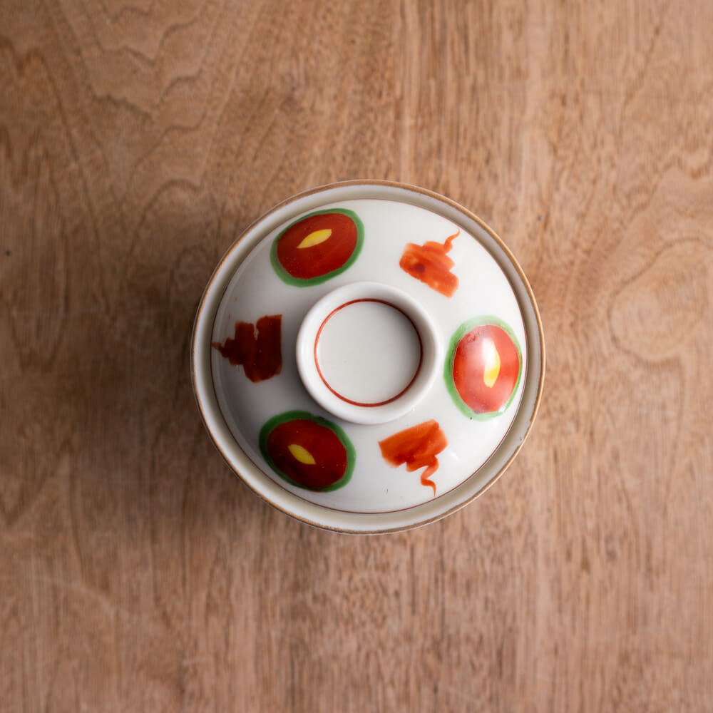 【WEB限定】赤絵 蓋物 (小) -器市-