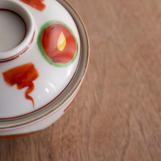 【WEB限定】赤絵 蓋物 (小) -器市-