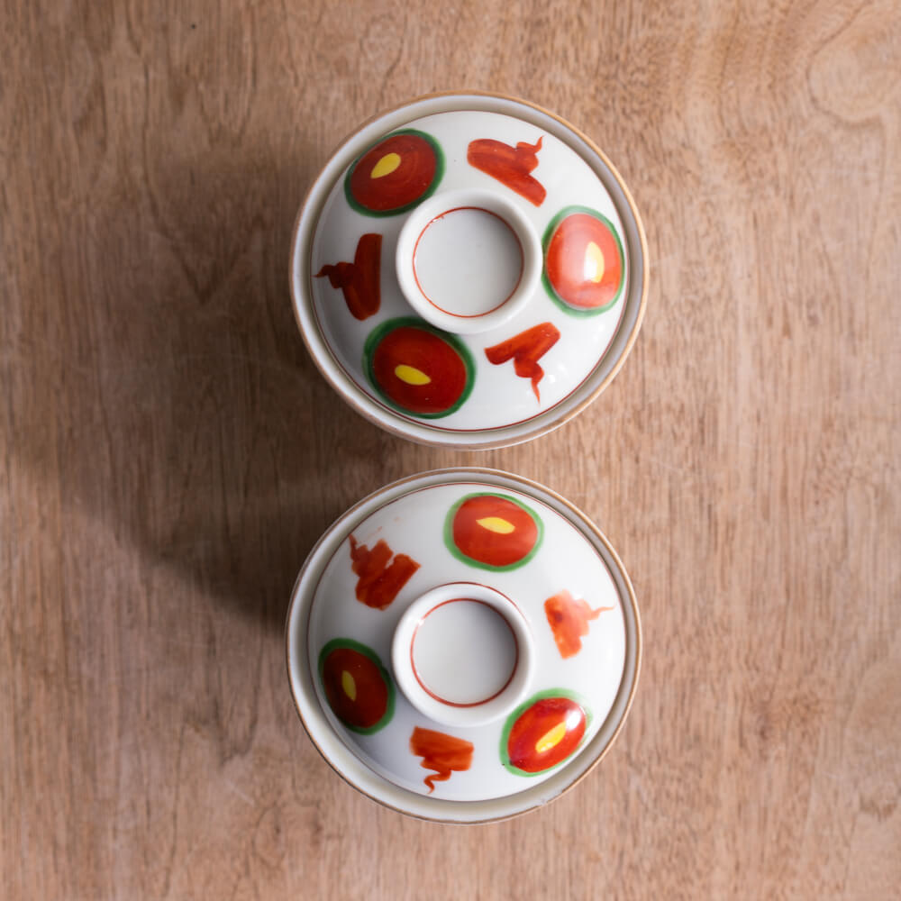 【WEB限定】赤絵 蓋物 (小) -器市-