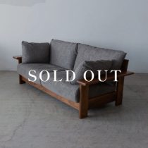 アウトレット家具の［現品SALE］ソファ LC636-LJ39 WN-WN ウォールナット材 F953（ナガノインテリア）売り切れ