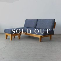 アウトレット家具の［現品SALE］KC029ソファ3人掛け+オットマン- ホワイトオーク材 NR-HO AF793（ナガノインテリア）売り切れ