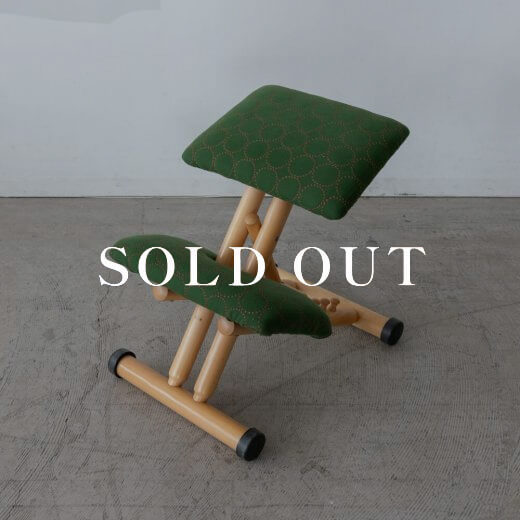 ［アップサイクル品］VARIER(バリエール)バランスチェア 姿勢矯正 張地ミナペルホネン tambourine -グリーン if1072 売り切れ