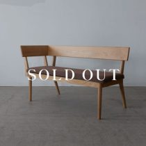 アウトレット家具の［展示品SALE ］Cielo LDカウチR ホワイトオーク無垢材 - オイル仕上げ カバー付き 売り切れ