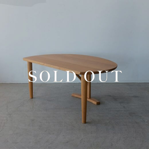 アウトレット家具の［現品SALE］B品 ダイニングテーブルDT004-0SD-RO-HO（ナガノインテリア）売り切れ