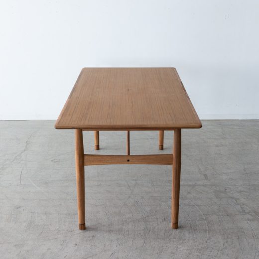 ［廃盤SALE］EDDA LDテーブルDT33105Q  チーク・アカシア / オイル仕上げ