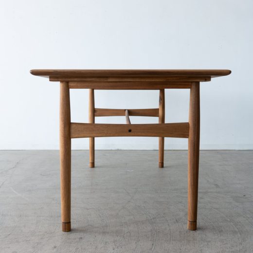 ［廃盤SALE］EDDA LDテーブルDT33105Q  チーク・アカシア / オイル仕上げ