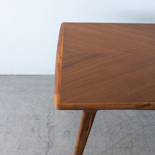 ［廃盤SALE］chapter ダイニングテーブル155 DT31005Q-NM200 アカシア/ウォールナット/ オイル仕上げ