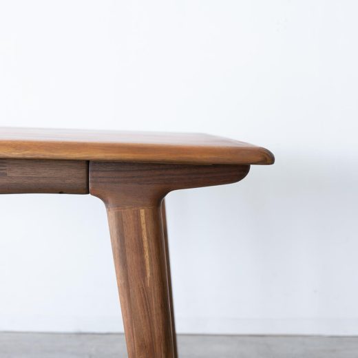 ［廃盤SALE］chapter ダイニングテーブル155 DT31005Q-NM200 アカシア/ウォールナット/ オイル仕上げ