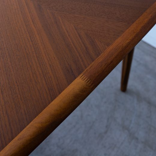 ［廃盤SALE］chapter ダイニングテーブル155 DT31005Q-NM200 アカシア/ウォールナット/ オイル仕上げ