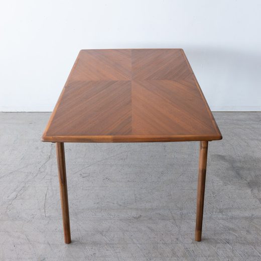 ［廃盤SALE］chapter ダイニングテーブル155 DT31005Q-NM200 アカシア/ウォールナット/ オイル仕上げ