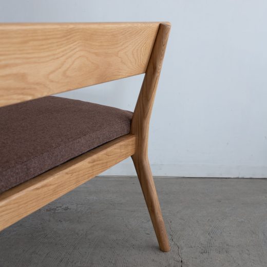 ［新品廃盤特価 ］Cielo LDカウチL ホワイトオーク無垢材 / オイル仕上げ カバー付き