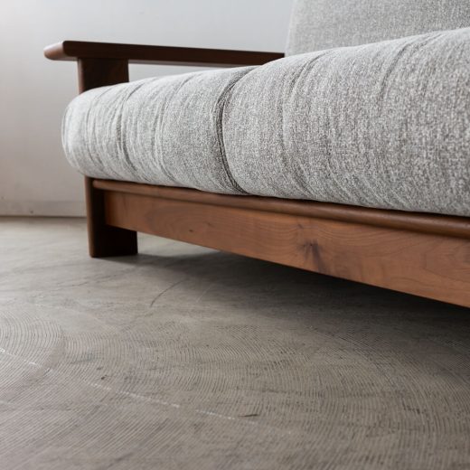 ［現品SALE］ソファ LC637-LL WN-WN ウォールナット材 F595（ナガノインテリア）