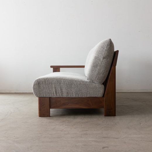 ［現品SALE］ソファ LC637-LL WN-WN ウォールナット材 F595（ナガノインテリア）