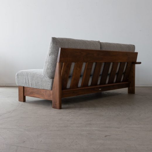 ［現品SALE］ソファ LC637-LL WN-WN ウォールナット材 F595（ナガノインテリア）