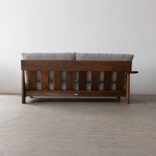 ［現品SALE］ソファ LC637-LL WN-WN ウォールナット材 F595（ナガノインテリア）
