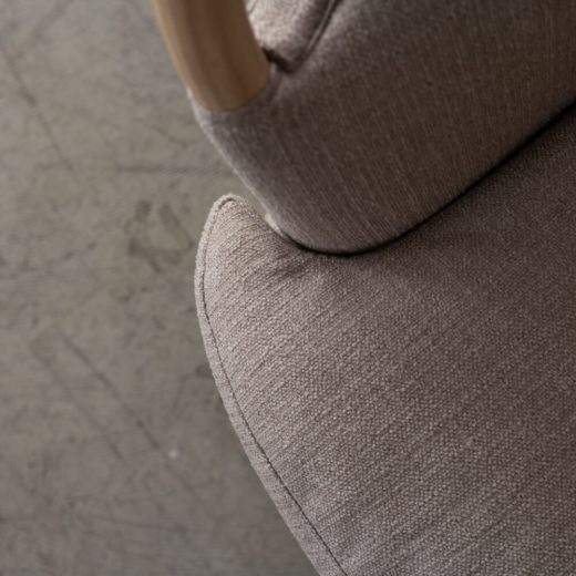 ［現品SALE］ELEGANCE ラウンジチェア Soap ホワイトアッシュ材 / ソープ仕上げ 張地:N1