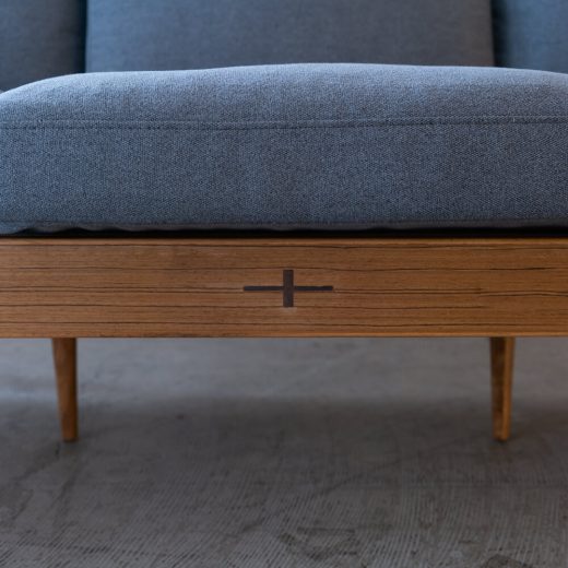 ［現品SALE］EDDA 3Pソファ グレー LS30303A-EL0E4