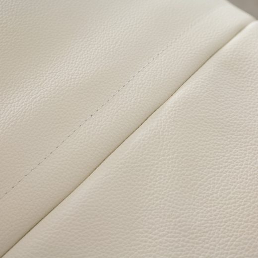 ［アップサイクル品］エコーネス ストレスレスソファ ウイングM オットマン付き 革張り替え済み（牛本革 クロムなめし）