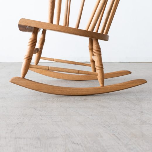 ［アップサイクル品］飛騨産業 ロッキングチェア63 ホワイトオーク材 / オイル