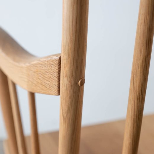 ［アップサイクル品］飛騨産業 ロッキングチェア63 ホワイトオーク材 / オイル