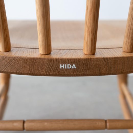 ［アップサイクル品］飛騨産業 ロッキングチェア63 ホワイトオーク材 / オイル