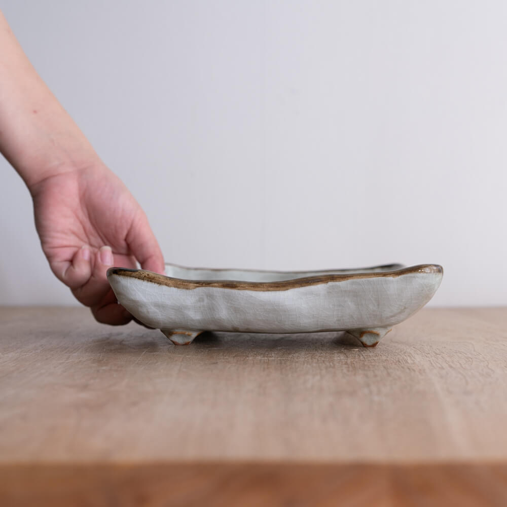 【WEB限定】木の実 菓子鉢 (角) -器市-