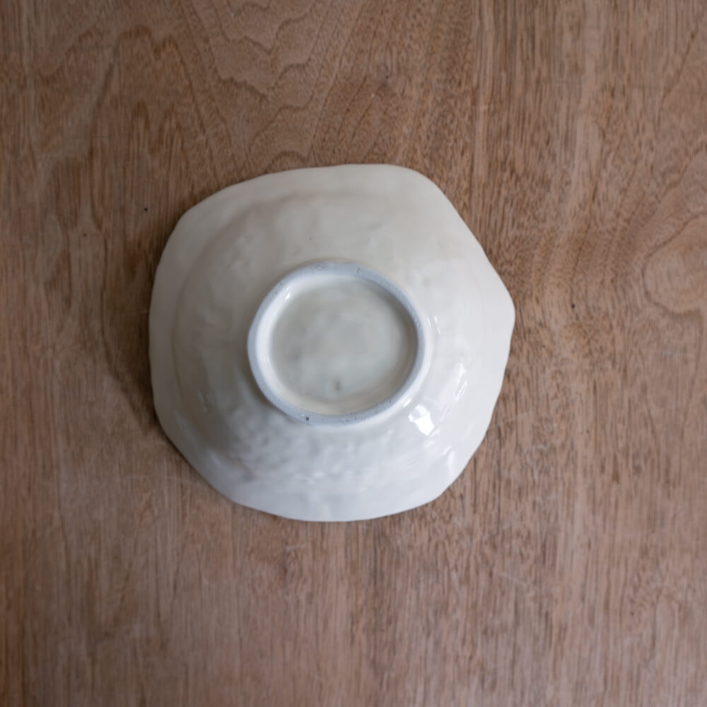 【WEB限定】リム青十草 変形小鉢 -器市-