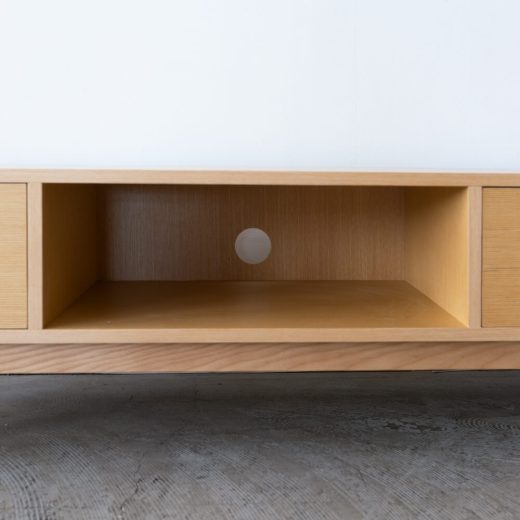 ［B品］ヘンリー TVボード HOT-538NA　天然木(アッシュ) /ウレタン塗装