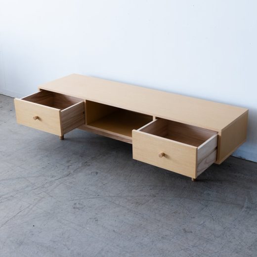 ［B品］ヘンリー TVボード HOT-538NA　天然木(アッシュ) /ウレタン塗装