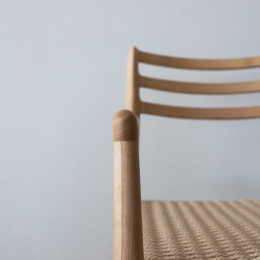 ［撮影サンプル品］アームチェア アッシュ材 / ウレタン塗装 ペーパーコード F7-135NA