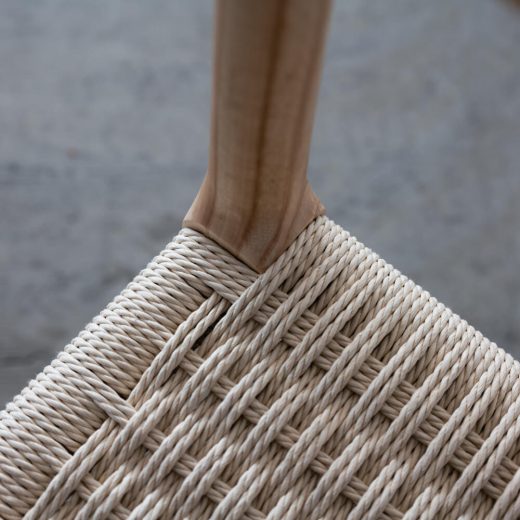 ［撮影サンプル品］アームチェア アッシュ材 / ウレタン塗装 ペーパーコード F7-135NA