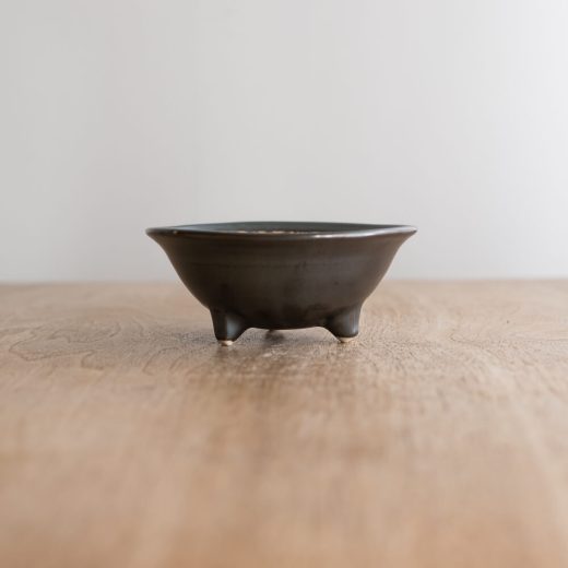 【WEB限定】花カノコ  黒 三つ足38鉢 -器市-