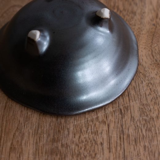 【WEB限定】花カノコ  黒 三つ足38鉢 -器市-