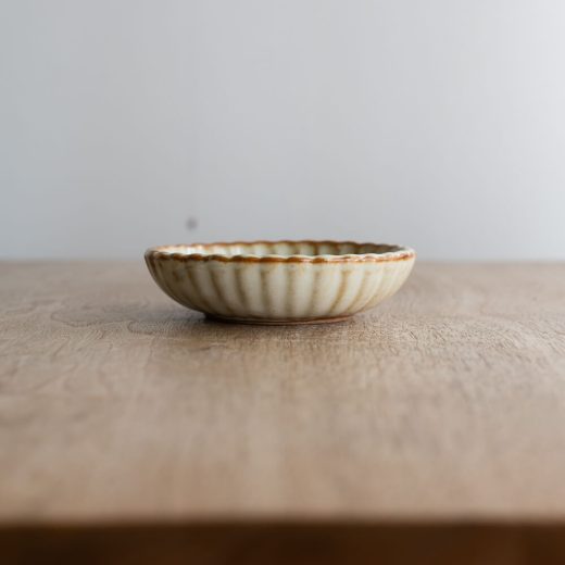 【WEB限定】サビ茶 菊型35皿 -器市-