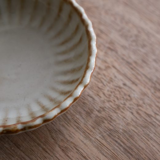 【WEB限定】サビ茶 菊型35皿 -器市-